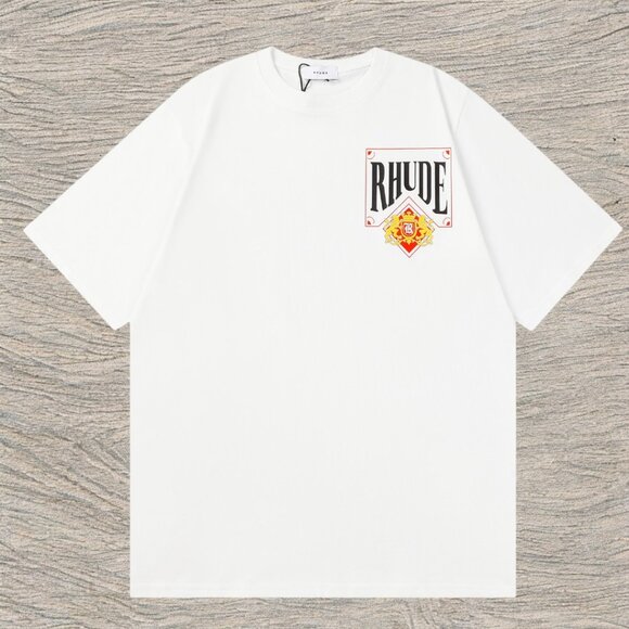 Rhude Men's White Short Sleeve